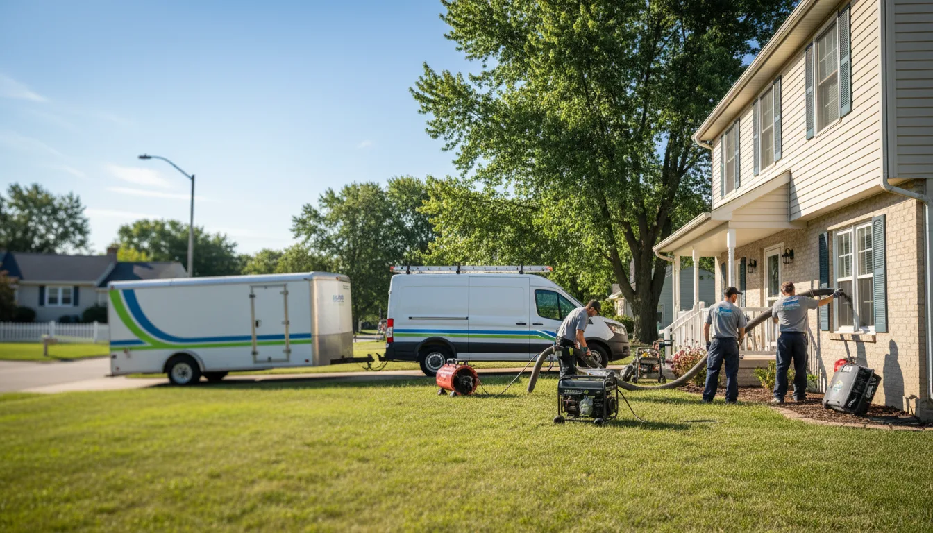 Flooded Basement Restoration And Cleanup With Repair in Standard, IL near me